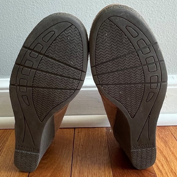 Sperry Brown Harlow Wedge Bootie Size 7 - Picture 9 of 9